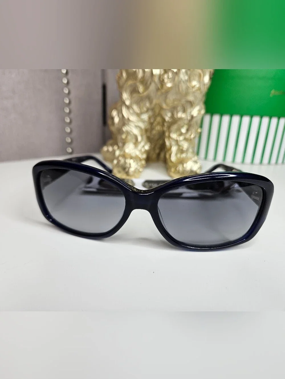 Kate Spade Navy Blue Annika Square Sunglasses